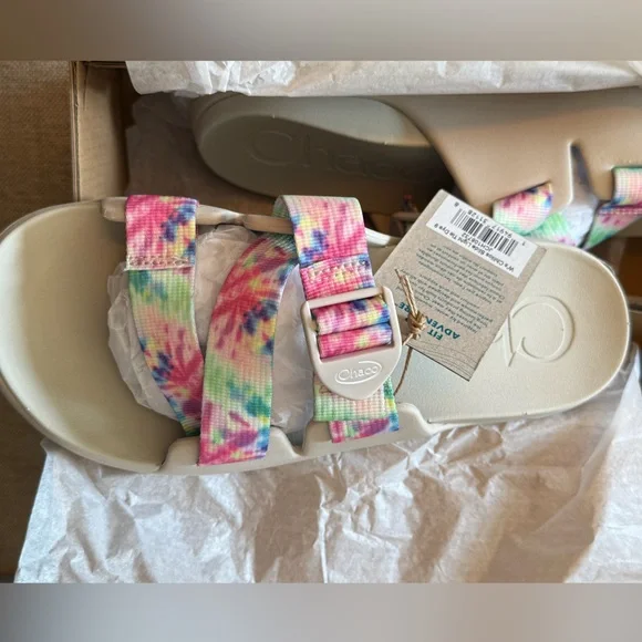 Chaco Womens's Chillos Slide - Light Tie Die (beige
Size 8& 9 - Picture 3 of 8